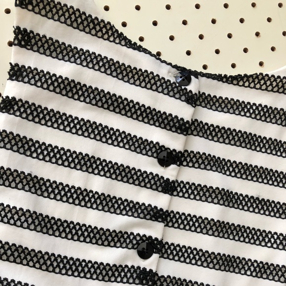 Girls size 8 ORIGAMI (Myer) Party Dress, stripe - Picture 5 of 5